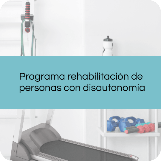 rehabilitación disautonomía