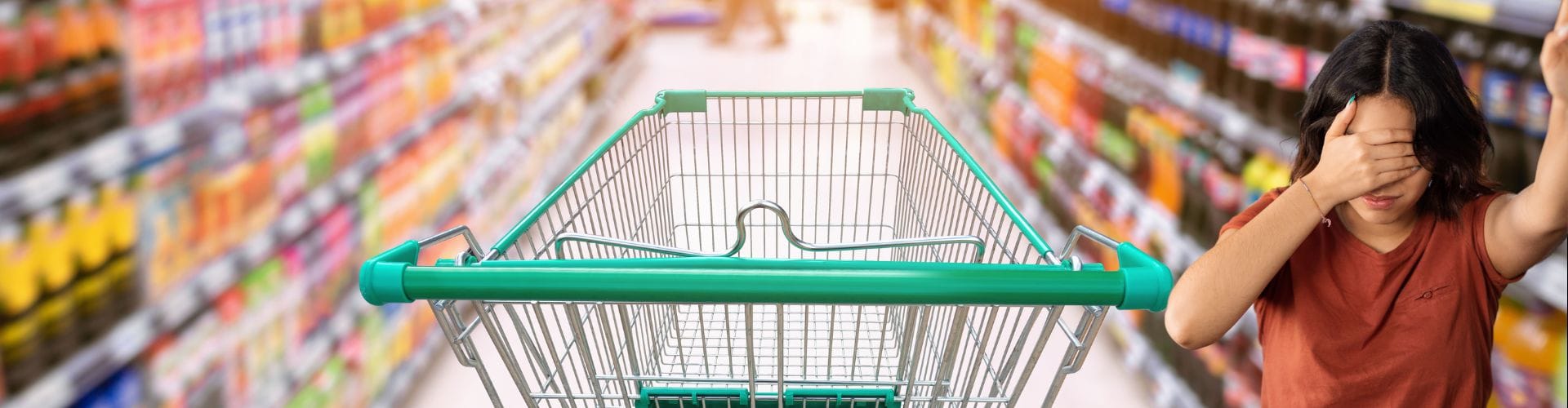 Síntomas en supermercado